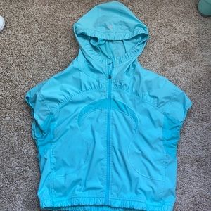Lululemon athletica light blue running short sleeve jacket 🏃‍♀️